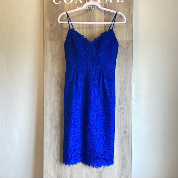 J. Crew Spaghetti-Strap Dress in Lace - Picture 5 of 13